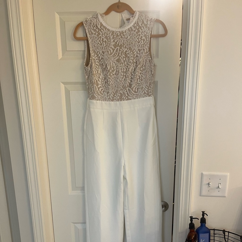 White jumpsuit